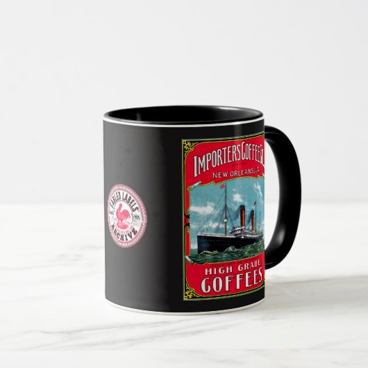 Importeure Kaffee Tasse (VorderseiteRechts)