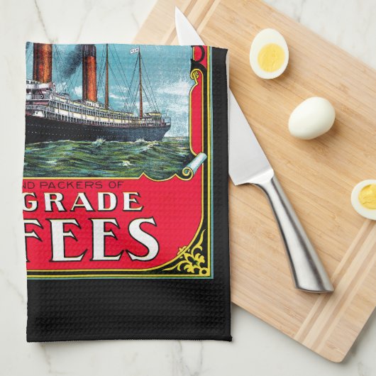 Importeure Kaffeetücher Geschirrtuch (Viertel Falte)