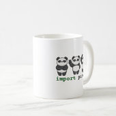 Importpandas Kaffeetasse (VorderseiteRechts)