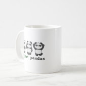 Importpandas Kaffeetasse (Vorderseite Links)