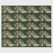 Imposanter Mufflon-Widder Geschenkpapier (Flach)