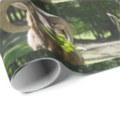 Imposanter Mufflon-Widder Geschenkpapier (Rolleneckpunkt)