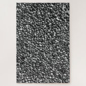 Impossible Black and White Pebbled Pavement Puzzle (Vertikal)