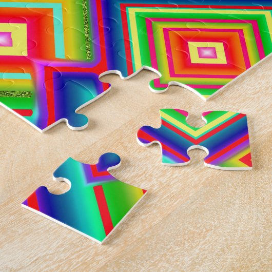 Impossible Diamond Muster Jigsaw Puzzle (Seite)