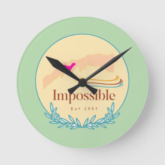 Impossible Est 1997 Runde Wanduhr
