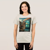 Impossible Items Vending Machine – Surreal Retro D Tri-Blend Shirt (Vorderseite voll)