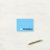 I'MPOSSIBLE POST-IT KLEBEZETTEL (Auf Schreibtisch)