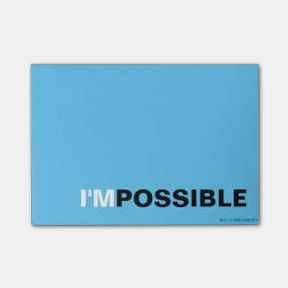 I'MPOSSIBLE POST-IT KLEBEZETTEL