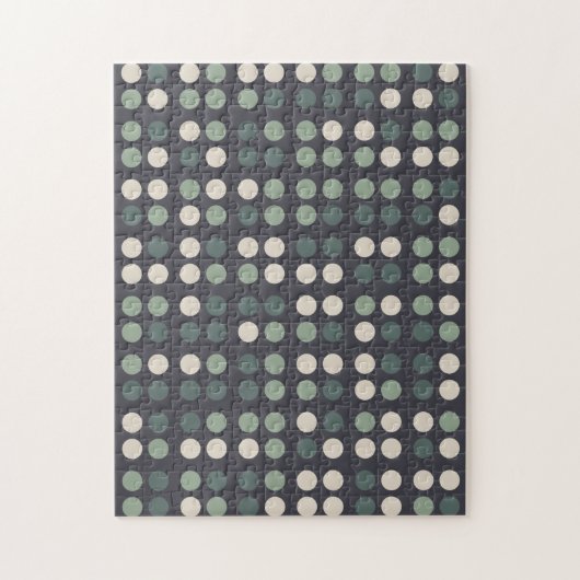 Impossible puzzles green dots pattern gag gift  (Vertikal)