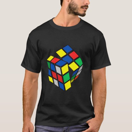 Impossible Rubik Rubix Rubics Cube Pocket Gaming T-Shirt (Vorderseite)