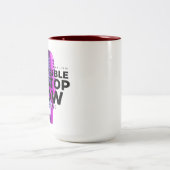 Impossible to stop zweifarbige tasse (Mittel)