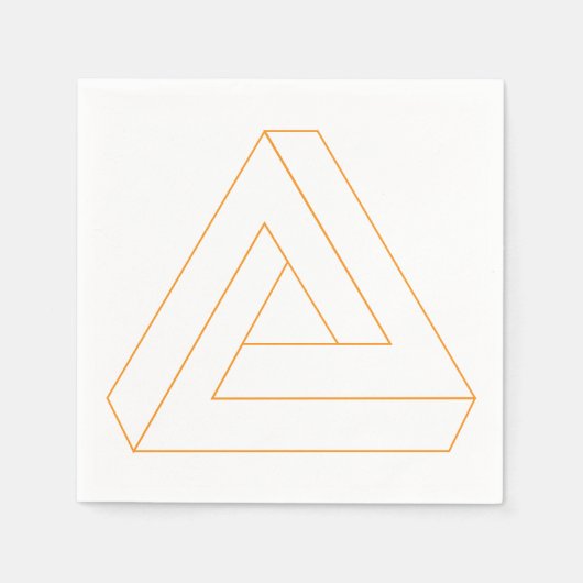 Impossible Triangle Napkins Serviette (Vorderseite)