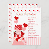 Impossible Valentine Stack Einladung (Vorne/Hinten)