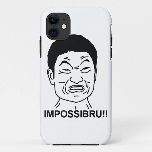Impossibru Case-Mate iPhone Hülle (Rückseite)