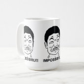 Impossibru Kaffeetasse (Vorderseite Links)