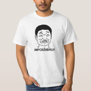 Impossibru meme Gesicht T-Shirt