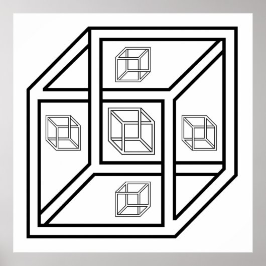 Impossilbe Cube Poster (Vorne)
