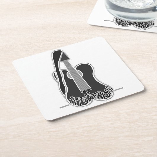 Imposteriors Getränk-Untersetzer Rechteckiger Pappuntersetzer (angewinkelt)