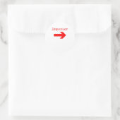 Impostor - Funny Video Game Apparel Runder Aufkleber (Tasche)