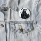 Impresión de Arte de Olas Retro Vibrantes - Diseño Button (Beispiel)