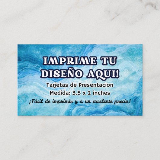 Impresion para Tarjetas de Presentacion Negocio Visitenkarte (Vorderseite)