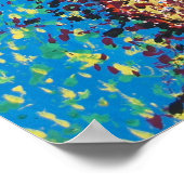 Impresionist Guitar Print / Poster (Ecke)