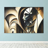 Impressão em Tela Abstract Realism Leinwanddruck (Insitu (Holzboden))