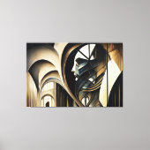 Impressão em Tela Abstract Realism Leinwanddruck (Vorderseite)