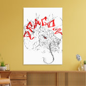 Impressão em Tela Leinwanddruck (Insitu (Wohnzimmer))