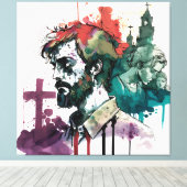 Impressão em Tela Leinwanddruck (Insitu (Holzboden))