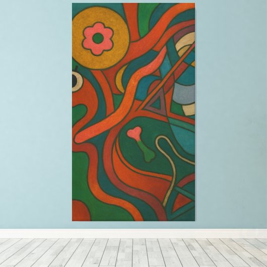 impressão em Tela Leinwanddruck (Insitu (Holzboden))