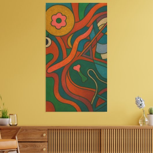 impressão em Tela Leinwanddruck (Insitu (Wohnzimmer))