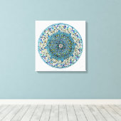 Impressão Em Tela Mandala Essência Floral Leinwanddruck (Insitu (Holzboden))