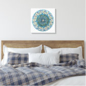 Impressão Em Tela Mandala Essência Floral Leinwanddruck (Insitu (Schlafzimmer))