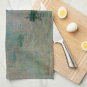 Impression, Soleil Levant von Claude Monet 1872 Geschirrtuch (Viertel Falte)