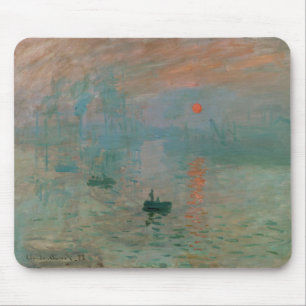 Impression, Soleil Levant von Claude Monet 1872 Mousepad