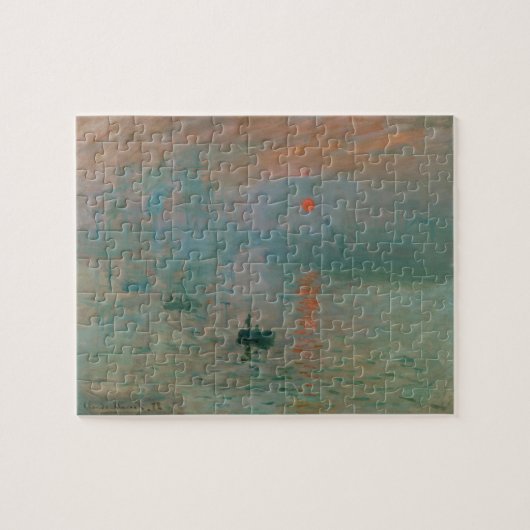 Impression, Soleil Levant von Claude Monet 1872 Puzzle (Horizontal)