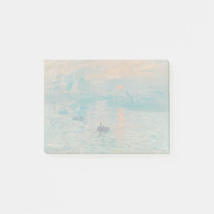 Impression Sonnenaufgang Claude Monet  Post-it Klebezettel