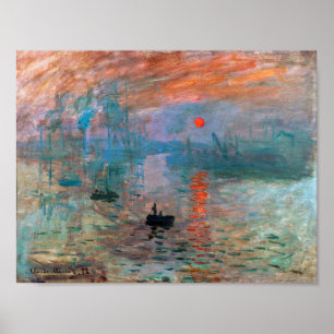 Impression, Sonnenaufgang Claude Monet Poster