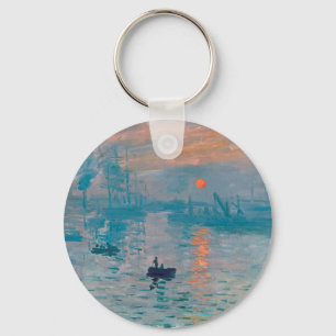 Impression Sonnenaufgang Claude Monet  Schlüsselanhänger