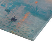 Impression Sonnenaufgang Claude Monet Schneidebrett (Ecke)