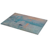 Impression Sonnenaufgang Claude Monet Schneidebrett (Ecke)