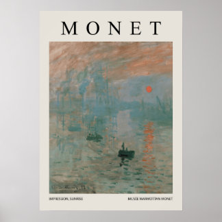 Impression Sonnenaufgang Poster