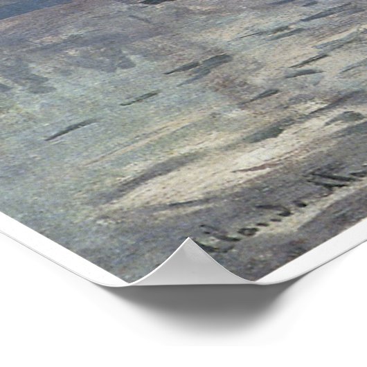 Impression-Sunrise, 1872 Poster (Ecke)