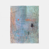 Impression, Sunrise, Claude Monet, 1872 Fleecedecke (Vorderseite)