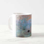 Impression, Sunrise, Claude Monet, 1872 Kaffeetasse (Vorderseite Links)