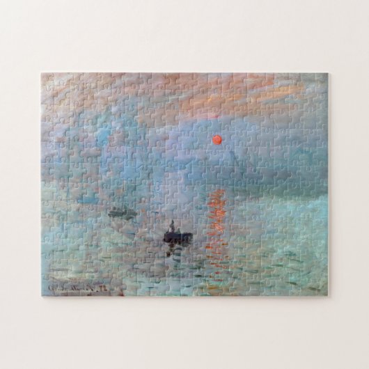 Impression, Sunrise, Claude Monet, 1872 Puzzle (Horizontal)