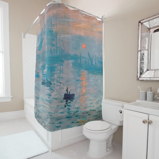 Impression Sunrise Claude Monet Duschvorhang (Beispiel)