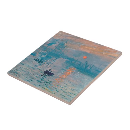 Impression Sunrise Claude Monet  Fliese (Seite)
