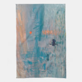 Impression Sunrise Claude Monet Geschirrtuch (Vertikal)